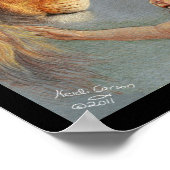 Lion en meisje poster (Hoek)