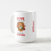 Lion Express Your Love Mug Koffiemok (Voorkant links)
