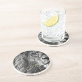 Lion Eye Confidentieofferte Inspirerend Zandsteen Onderzetter (Zijkant)