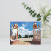 Lion Eye Uitzicht Briefkaart (Staand voorkant)