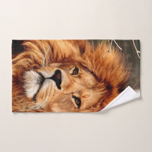 Lion Face Bathroom Towel set Bad Handdoek (Handdoek)