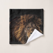 Lion Face Bathroom Towel set Bad Handdoek (Wasdoekje)
