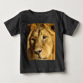 Lion Face Head Wildlife Cat Animal Shirt (Voorkant)