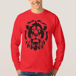 Lion face, ik kijk naar je. Tattoo van luikoppen T-shirt