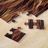 Lion Face Jigzaag Puzzle Legpuzzel (Zijkant)