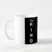 Lion Face King Elegant Sjabloon Koffiemok (Links)