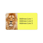 Lion Face Label (Voorkant)