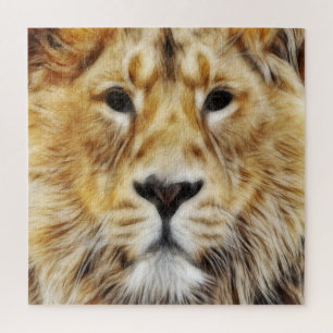 Lion Face Legpuzzel