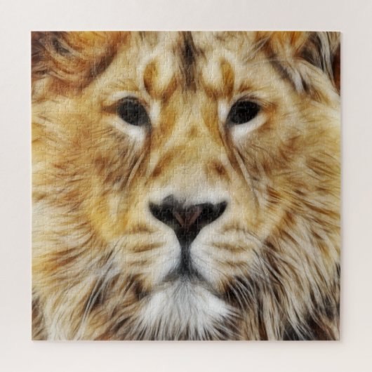 Lion Face Legpuzzel (Verticaal)