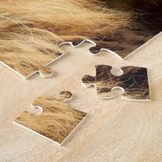 Lion Face Legpuzzel (Zijkant)