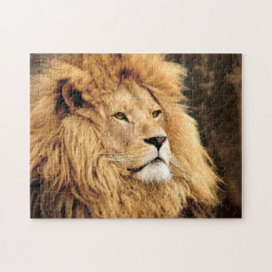 Lion Face Legpuzzel