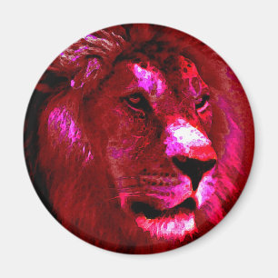 Lion Face Magneet