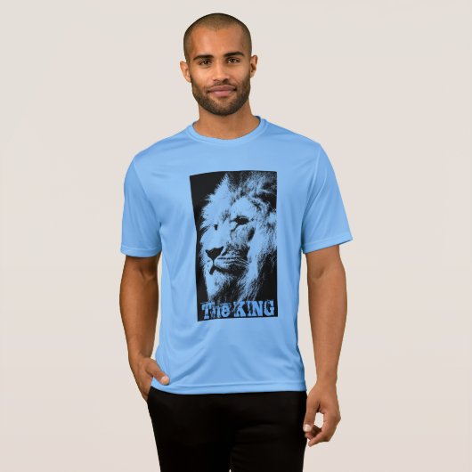 Lion Face Mannen Modern Active Sharon Concurrent T-shirt (Voorkant volledig)