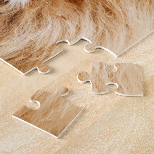 Lion Face Puzzle Legpuzzel (Zijkant)