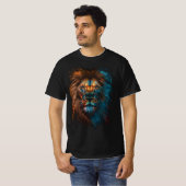 Lion Face Shirt, Shirt van de Afrikaanse Safari (Voorkant volledig)
