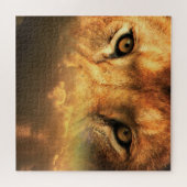 Lion Face - Sunset Art - Legpuzzel (Horizontaal)
