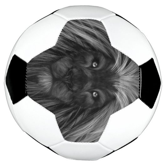 Lion Face Voetbal (Gedraaid)