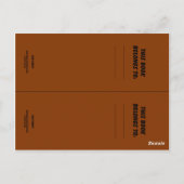 Lion Family Book Markers Briefkaart (Achterkant)