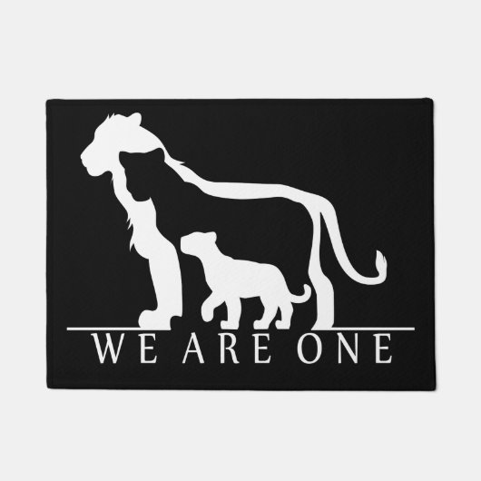 Lion Family Deurmat (Voorkant)