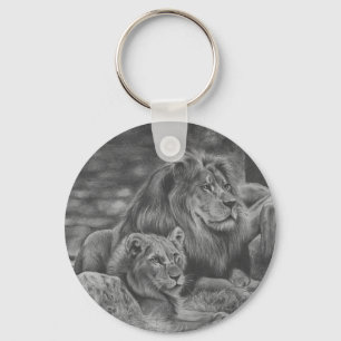 Lion family sleutelhanger