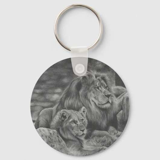 Lion family sleutelhanger (Voorkant)