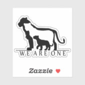 Lion Family Sticker (Vel)