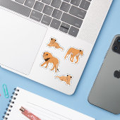 Lion Family Sticker (Laptop met iPhone)