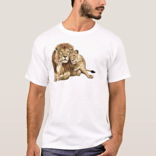 lion family t-shirt (Voorkant)