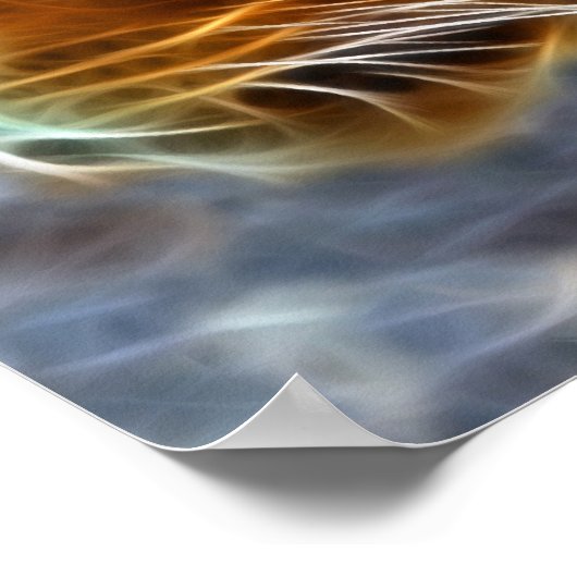 Lion fantasy Poster Print 20X16 (Hoek)