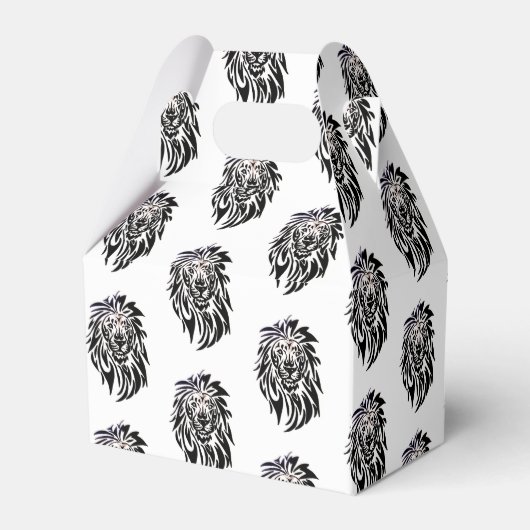 Lion - Favor box Bedankdoosjes (Achterkant)