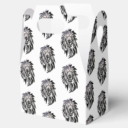 Lion - Favor box Bedankdoosjes (Geopend)
