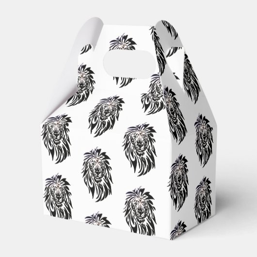 Lion - Favor box Bedankdoosjes (Voorkant Zijde)