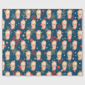 Lion-Feestdagen aanpassen Cadeaupapier (Vlak)