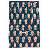 Lion-Feestdagen aanpassen Medium Cadeauzakje (Achterkant)