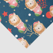 Lion-Feestdagen aanpassen Tissuepapier (Detail)