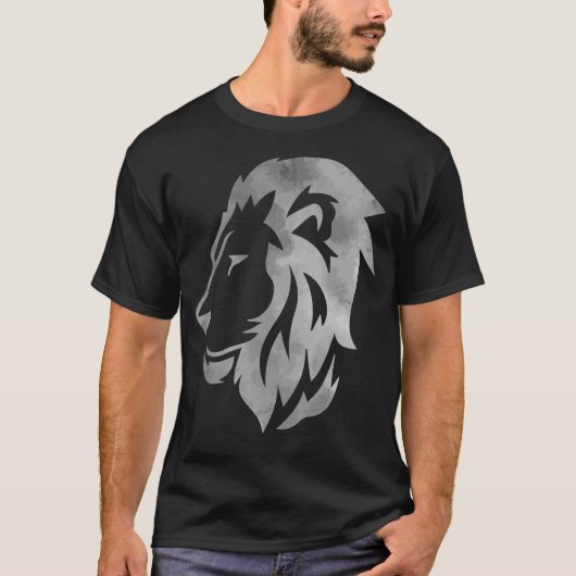 Lion Felidae Mannen met grote katten Uitrusting Vr T-shirt (Voorkant)