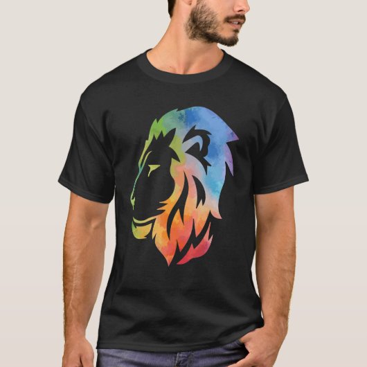 Lion Felidae Mannen met grote katten Uitstekende k T-shirt (Voorkant)