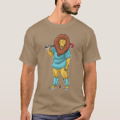 Lion Field hockeystick T-shirt (Voorkant)