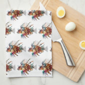 Lion Fish Rainbow Kitchen Towel Theedoek (Quarter Fold)