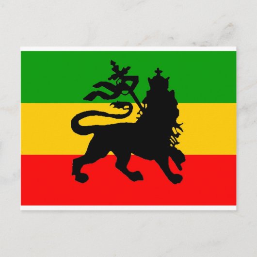 Lion Flag Briefkaart (Voorkant)
