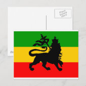 Lion Flag Briefkaart (Voorkant / Achterkant)