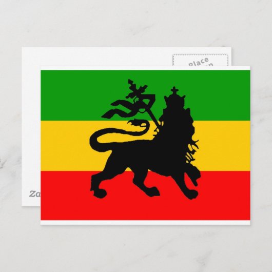 Lion Flag Briefkaart (Voorkant / Achterkant)