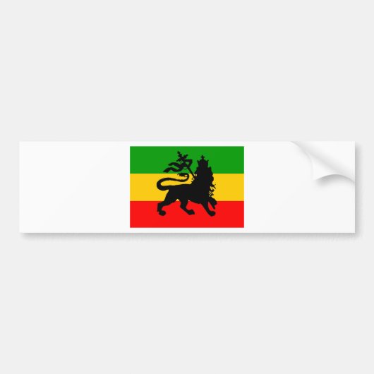 Lion Flag Bumpersticker (Voorkant)