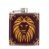 Lion Flask Heupfles (Voorkant)