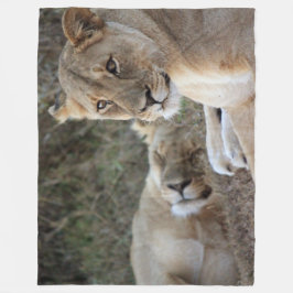 Lion Fleece Blanket