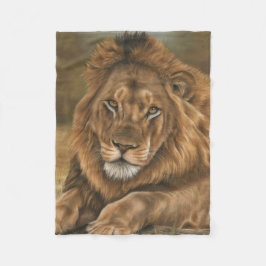 Lion Fleece Blanket