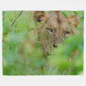 Lion Fleece Blanket (Voorkant (Horizontaal))