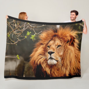 Lion Fleece Blanket