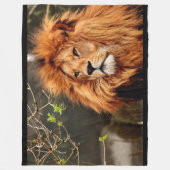 Lion Fleece Blanket (Voorkant)