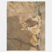 Lion Fleece Blanket (Voorkant)
